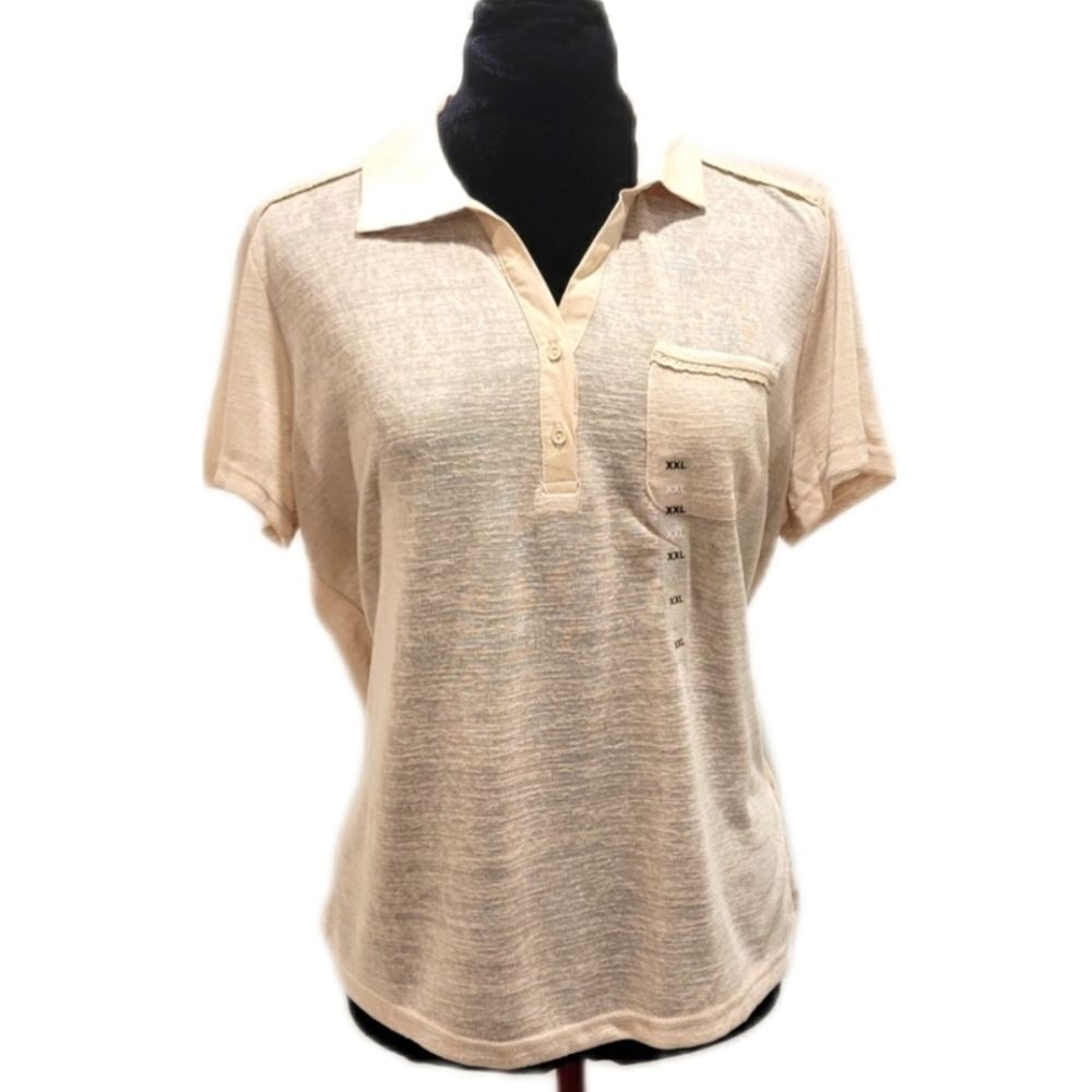 ⭐2/$20⭐ Polo Tshirt XXL